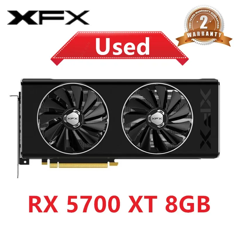 XFX RX 5700XT RX5700 XT 8GB กา - Rx 5700 Xt 8Gb Video Card บทวิจารณ์และราคา