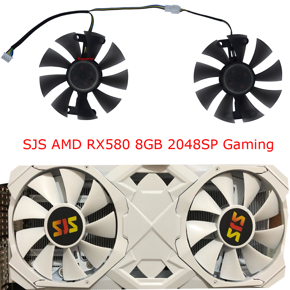 2 ชิ้น/เซ็ต,GA91S2H,พัดลมการ์ด - Rx 580 8Gb 2048Sp Gpu บทวิจารณ์และราคา